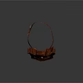 Vintage Brown Leather Shoulder Bag With Adjustable Strap And Metal Buckle Design