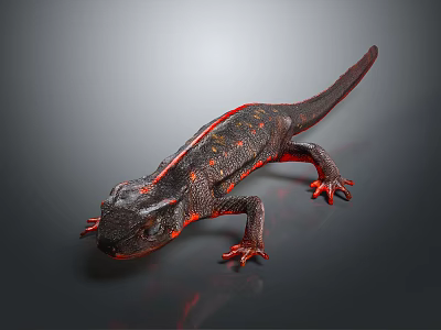 Modern Lizard Anime Lizard Chameleon Cartoon Lizard 3d model Modern Lizard Anime Lizard Chameleon Cartoon Lizard 3d model