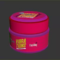 Stylish Pink Daily Use Jar With VIBRA TIONS And Uncutboi Brand Design