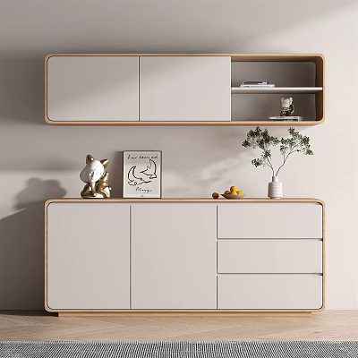 Nordic Sideboard Sideboard Wall Cabinet 3d model Nordic Sideboard Sideboard Wall Cabinet 3d model