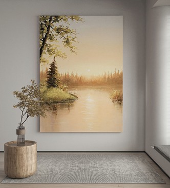 modern decorative painting 3d model