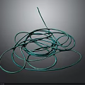 Teal Tangled Rope Practical Daily Life Supplies For Home Use And Organization