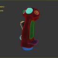 Joystick Gamepad Wireless Gamepad Game Console Accessories Handle 3d model