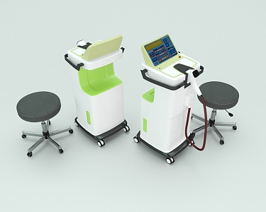 Modern hair removal machine 3d model