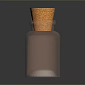 Sleek Copper Metal Bottle with Cork Stopper for Daily Household Use