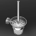 Durable Metal Hook With Transparent Cup Shaped Base And Side Mounting Component For Hanging