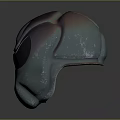Advanced Futuristic Metallic Helmet With Sleek Design Glossy Surface And Visor