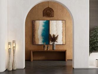 Quiet Decorative Painting Decorative Hanging Painting 3d model