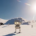 luminous robot 3d model