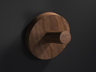 Modern Hook Coat Hook 3d model