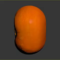 Persimmon Sketches Fruit Items 3d model