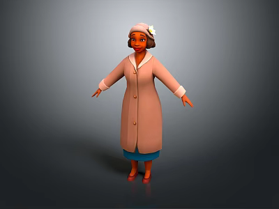 Women Middle-aged Women Housewives Modern Characters Modern Beauty Modern Girls 3d model