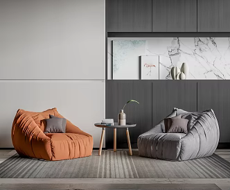Modern Lazy Sofa 3d model