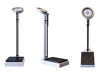 Modern Scales Medical Health Weighing Scales 3d model