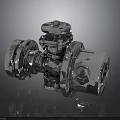 Precision Engineered Industrial Metal Mechanical Equipment With Flange Connections And Pressure Gauge
