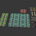 Modern Control Panel Sci-Fi Panel Sci-Fi Floor Operating Panel 3d model
