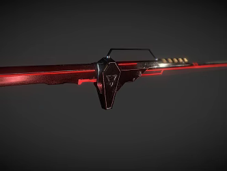 Science Fiction Sword 3d model