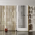 Decorative cabinet partition 3d model