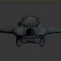 Game and Movie Character 3D Model With Fitted Suit Pocketed Pants and Boots