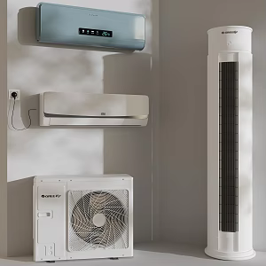 Modern air conditioner vertical air conditioner wall-mounted air conditioner 3d model
