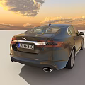 3D Car Model Exterior And Interior Design With Wheel Dashboard Seats Details