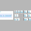 Industrial Electrical Equipment Control Panel With Multiple Circuit Breakers And Digital