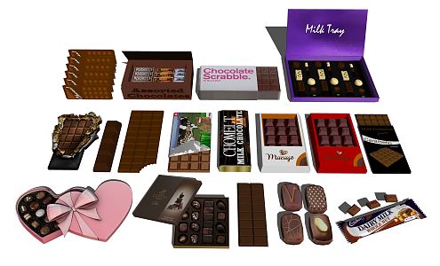 Modern Chocolate 3d model