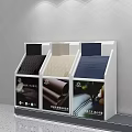 Mall Shop Displaying Car Seat Covers in Various Colors and Materials on Shelves