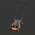 Modern Weeder Lawn Mower Lawn Mowing Machine Mechanical Tools Garden Tools 3d model