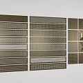 Various Modern Air Conditioner Vent Grille Designs With Different Patterns And Styles 3d model