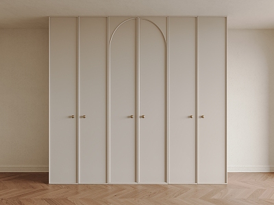 French Cream Style Wardrobe French Style Wardrobe Custom Wardrobe Cream Style Wardrobe French Style Door 3d model