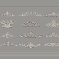 Carved Ornate Decorative Elements Showcasing Various Intricate Designs For Furniture And Architectural Decoration