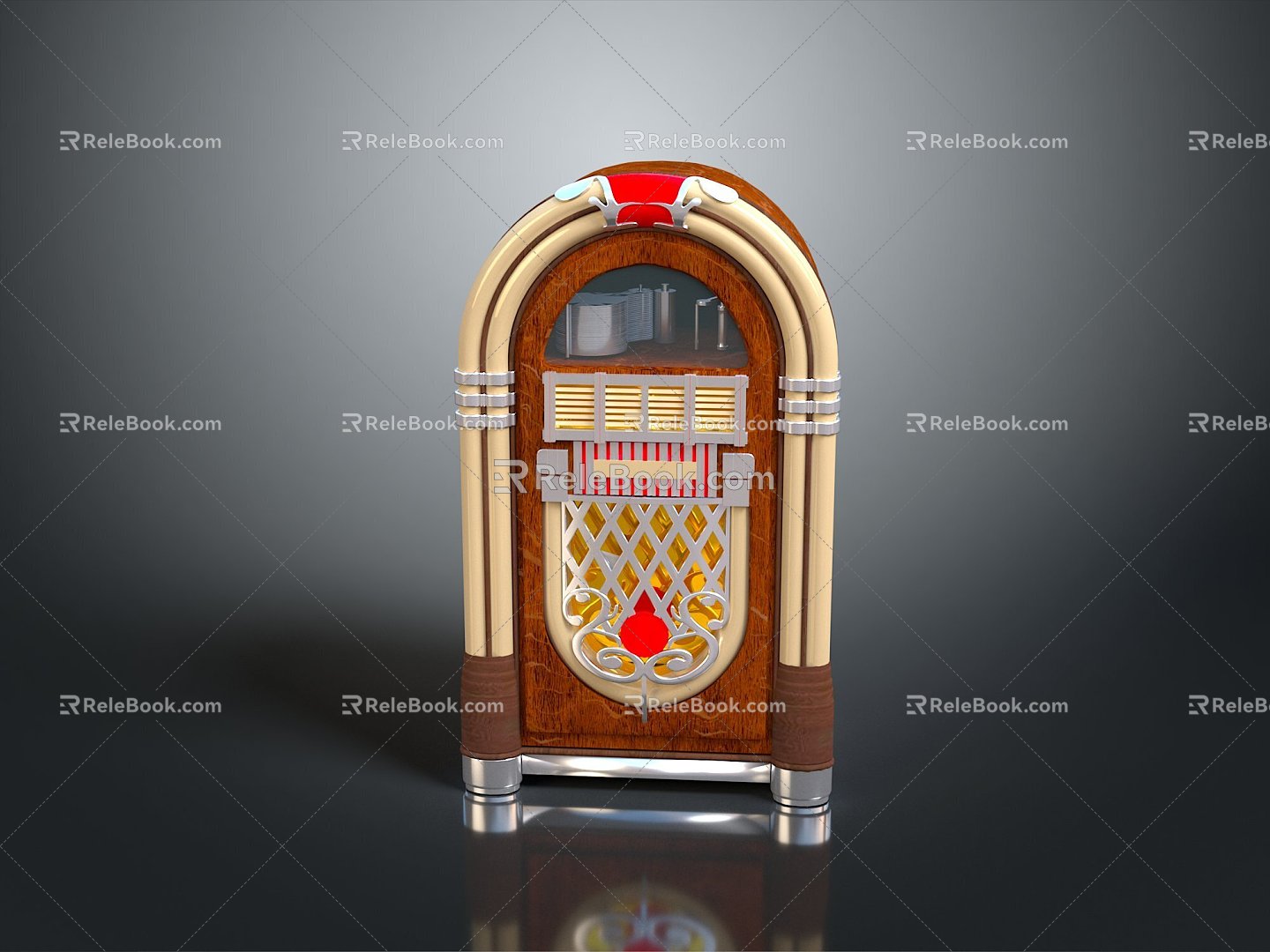 Coin Jukebox Coin-operated Jukebox Game Machine Large Game Machine Coin-operated Game Machine Arcade Machine 3d model