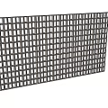 Stylish Grid Design Partition as Modern Interior Room Divider for Space Separation 3d model