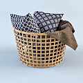 Woven Storage Baskets for Organizing Stationery Towels Cushions and Magazines in Home