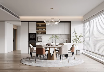 Modern Restaurant 3d model