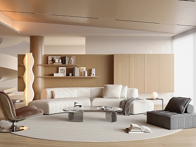 Living room sofa minimalist sofa model