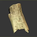 Artistic Decorative Ornament Set With Oracle Bone Inscriptions Ancient Chinese Characters Bone Craft Design