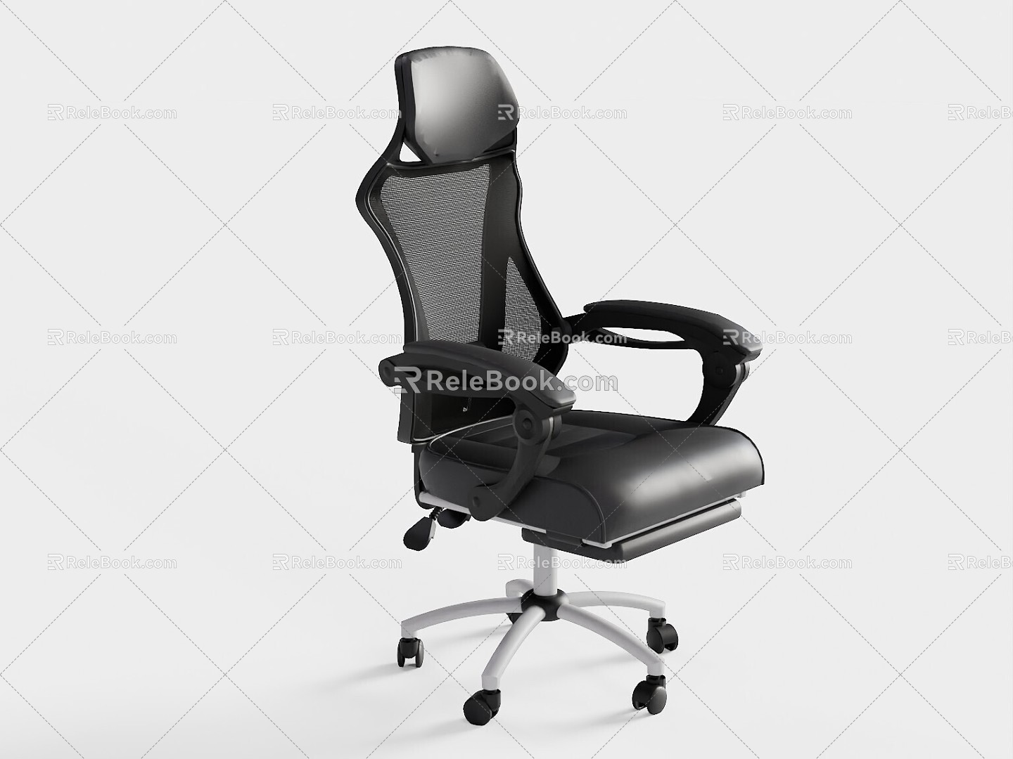 Borba office chair grid 3d model