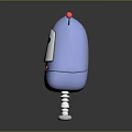 Robot Assistant Small Robot Butler 3d model
