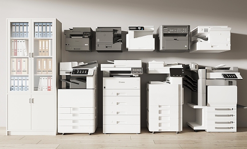 Modern Printers 3d model