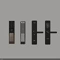 Smart Door Locks with Keypad Electronic Handles and Various Designs