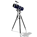 Modern Telescope 3d model