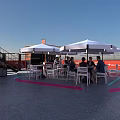 Douyin Music Festival Outdoor Event Setup With JD.COM Stage And Seating Area