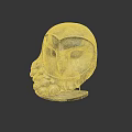 Natural Style Owl Decorative Ornament Sculpture Set With Textured Details And Metal Base