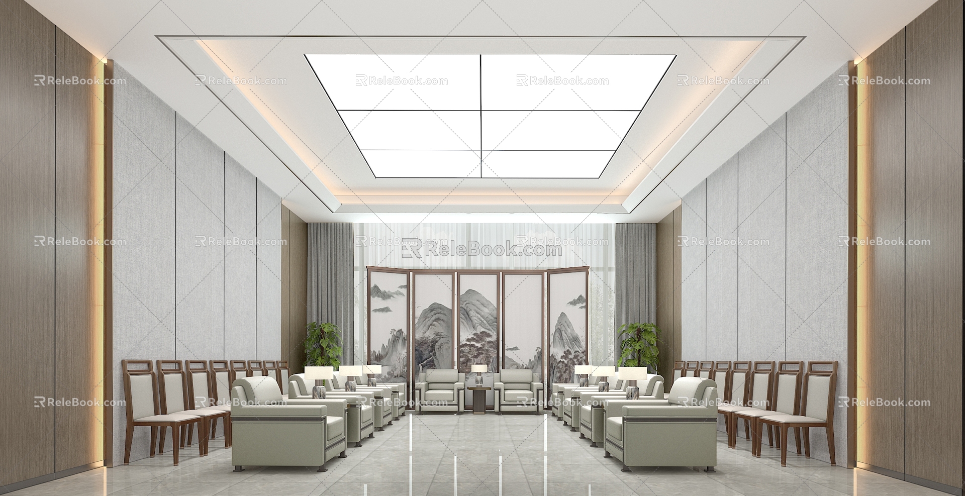 Reception Room 3d model