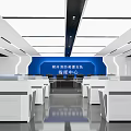 modern command center 3d model