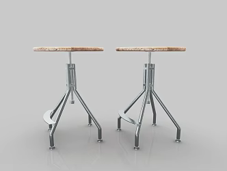 Modern dining table 3d model