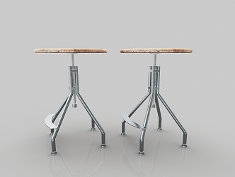 Modern dining table 3d model