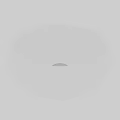 White Round Ceramic Countertop Wash Basin With Smooth Surface Design